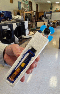 Concept fan with foam casing